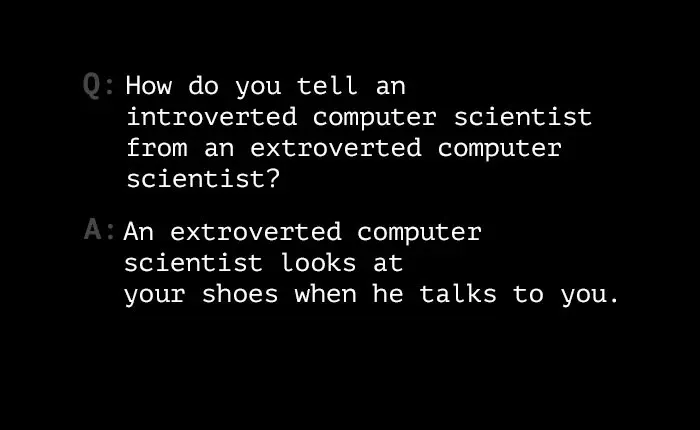 joke extrovert